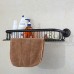 Hiendure Wall Mounted Solid Brass Bathroom Shelf Organizer with Towel Bar Oil Rubbed Bronze - B019O1N9TE